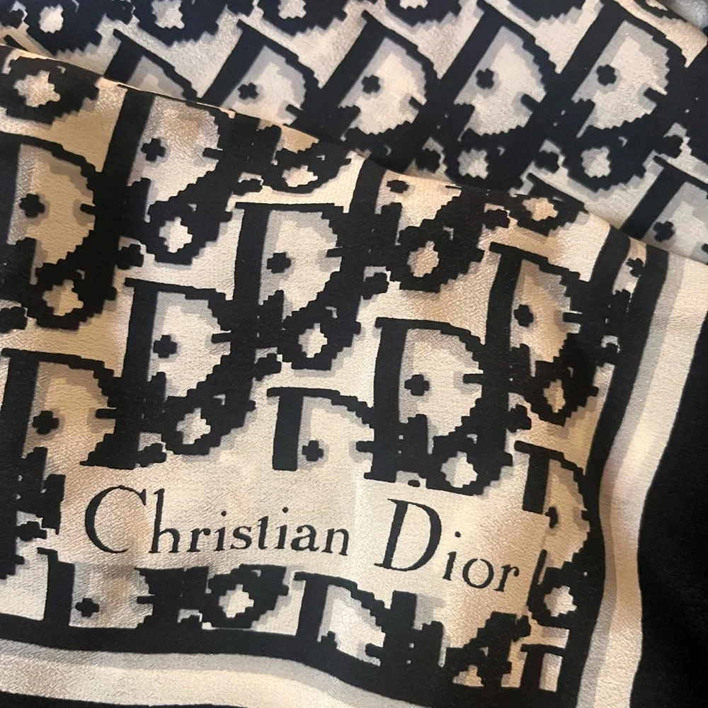 Dior Vintage Silk Scarf